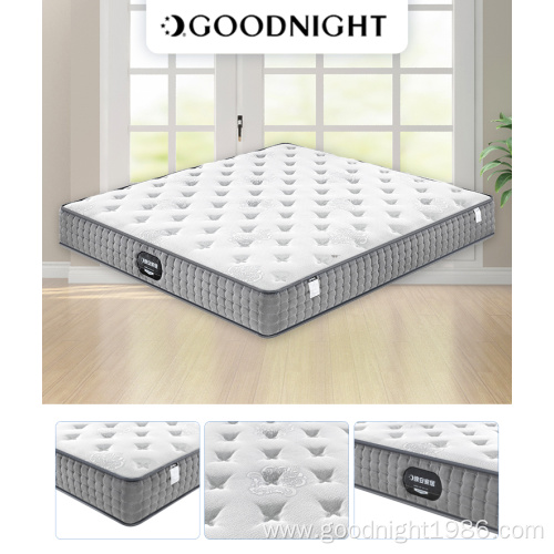 Customized hotel queen bed gel memory foam mattress